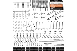 278PCS Pegboard Hooks Tools & Organizer Kit: Maximize Your Storage Space
