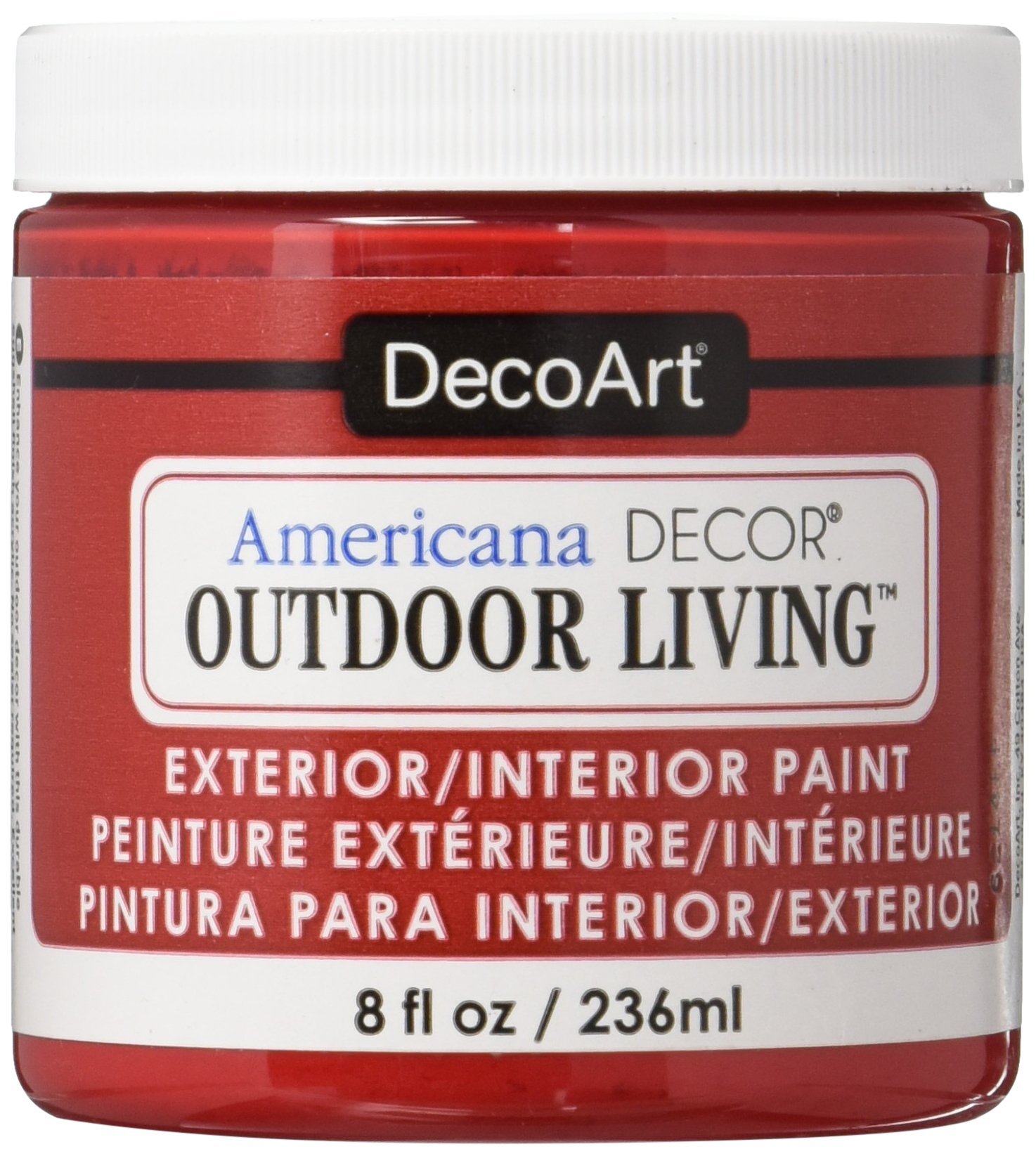 Peinture acrylique Deco Art Outdoor Coccinelle au fini satiné d'une grande durabilité
