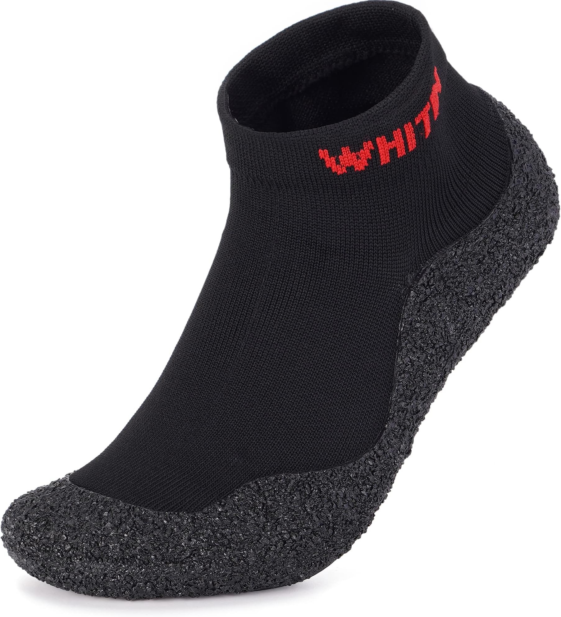 Minimalist Barefoot Sock Shoes for Women and Men | Non Slip Water Shoes | Multi-Purpose & Ultra Portable, Black, 11 Women/10 Men