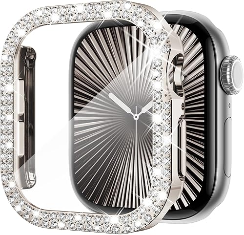 Miniatura 14 de KADES - Funda protectora brillante compatible con Apple Watch Series SE, SE 2022, 6, 5 y 4 de 40 mm, con protector de pantalla incorporado (40 mm,