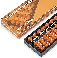 Vista 8 de Digital Standard Abacus-7.0 in-Calculadora profesional de soroban de 11 columnas (herramienta funcional y educativa)