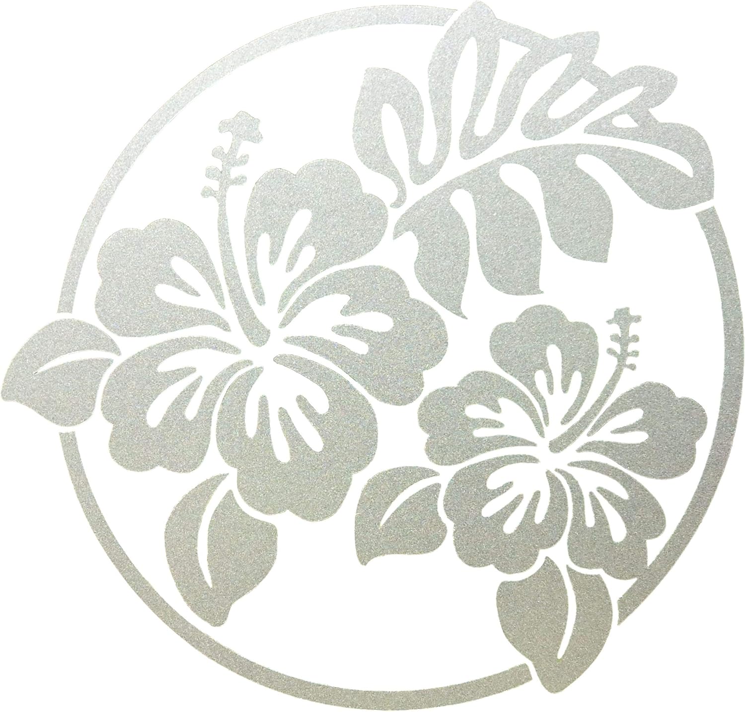 Sliding Glass Door Stickers - Glass Sticker Decals for Windows and Glass Doors - 3 Frost Vinyl Window Stickers - Bird Window Decals by Glass Alert (Flower)