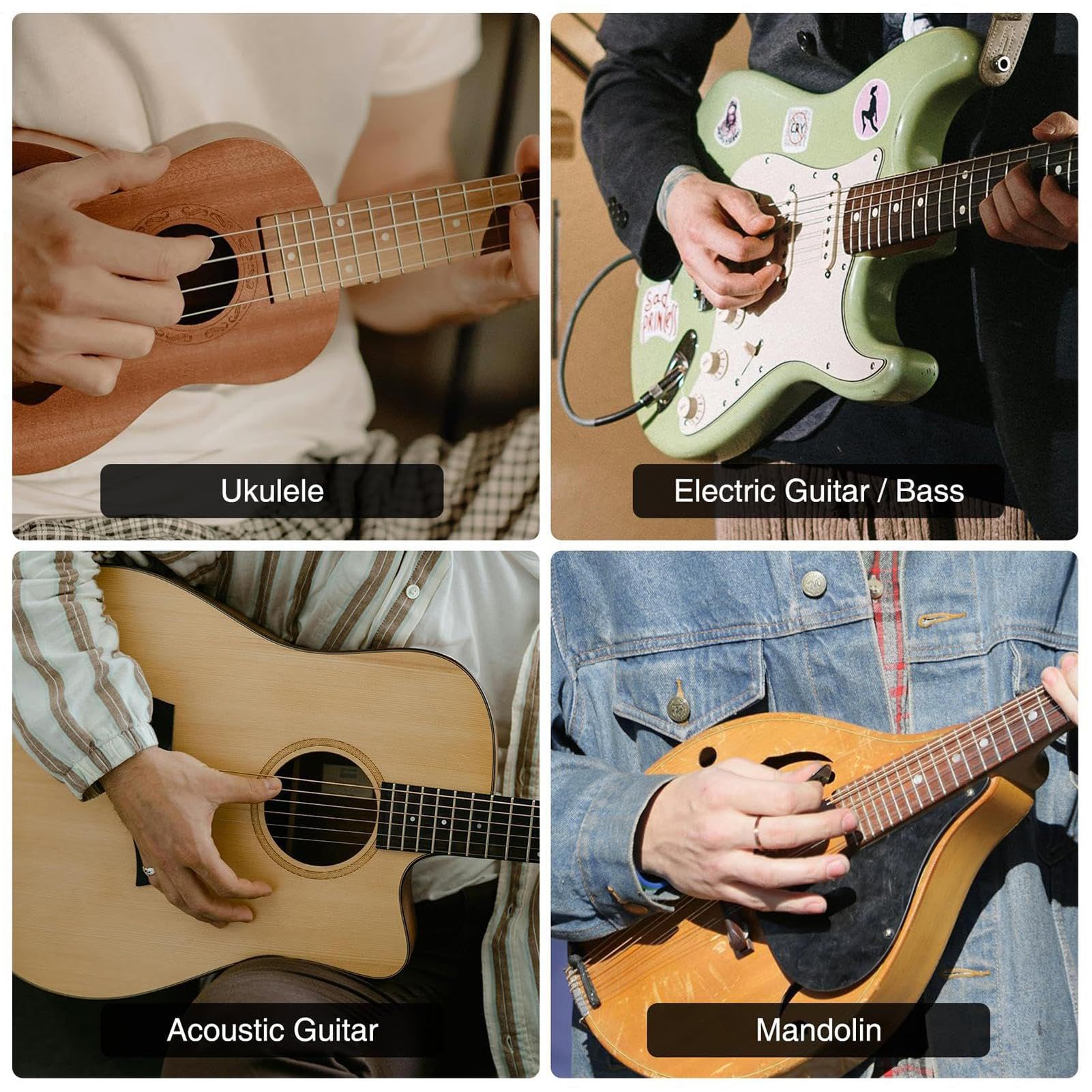 Kit di strumenti per chitarra, kit di manutenzione per chitarra classica, set accurato di 25 strumenti musicali per la riparazione di esercitazioni, viaggi, spettacoli in studio