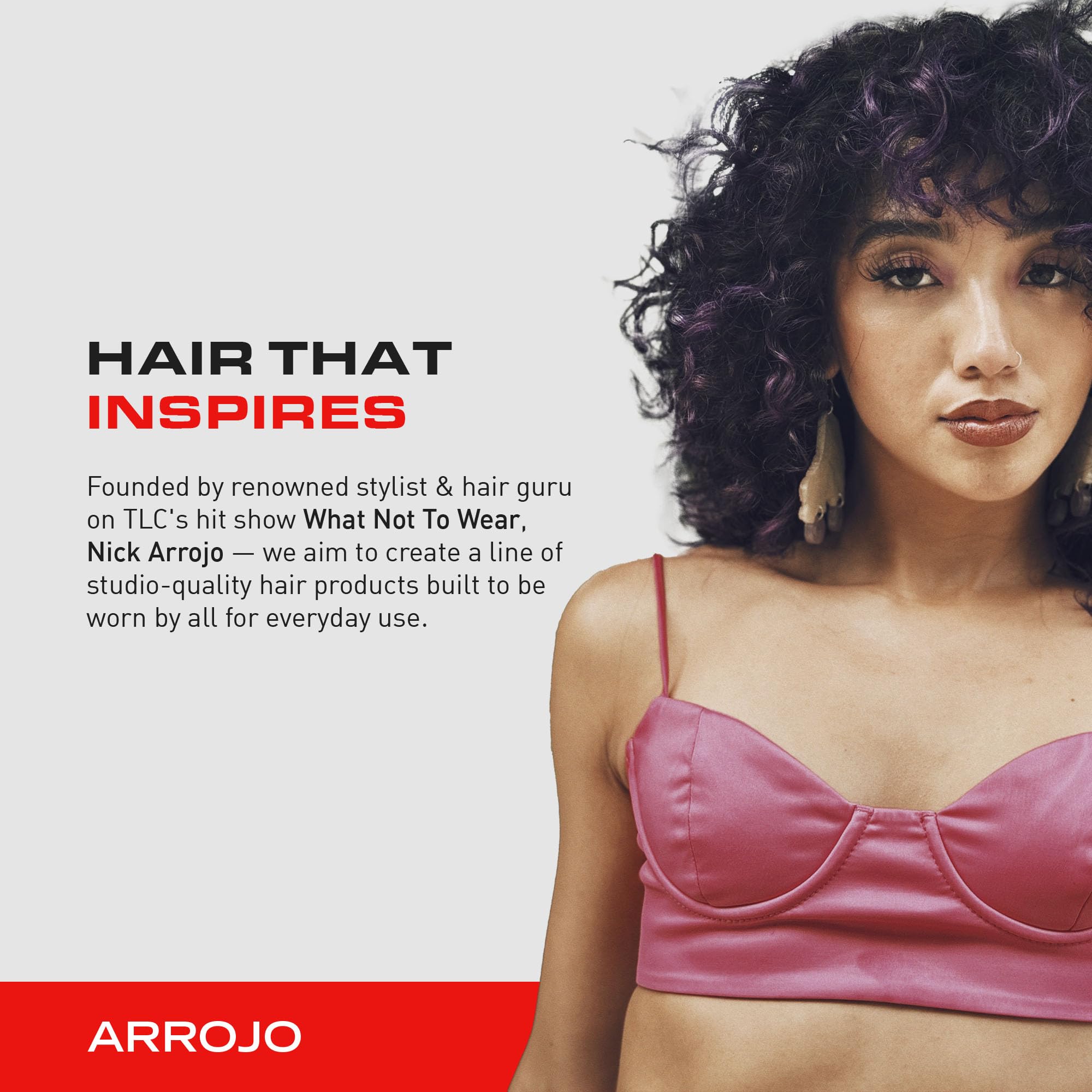 ARROJO Cream Whip - 5.5 Fl Oz - Conditioning Leave-In Hair Styling Cream for Wavy or Dry Hair, Sulfate & Sodium-Chloride Free, Antioxidant, Moisturizing