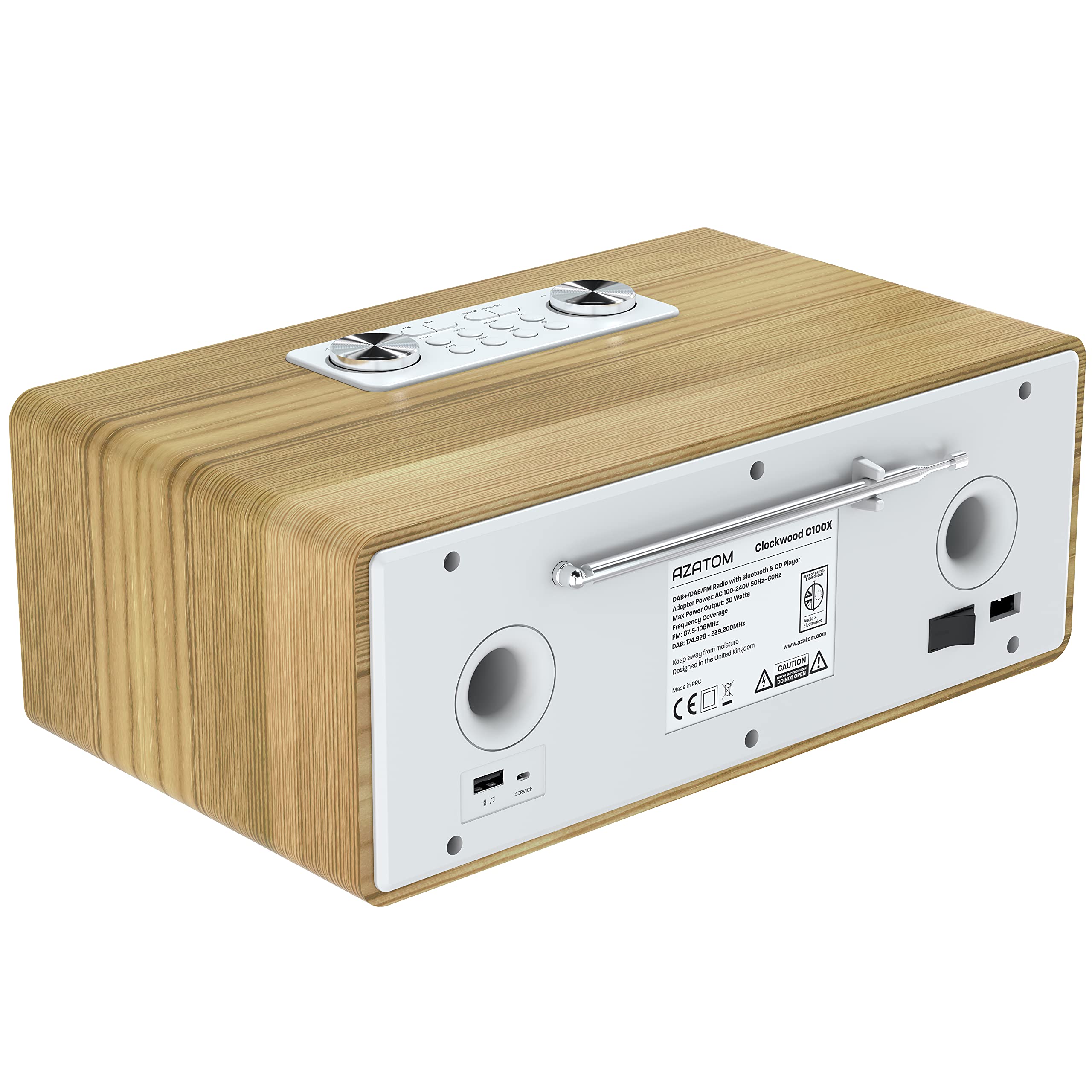 Buy AZATOM CL100X DAB/DAB+ FM Radio Stereo HiFi Speaker System & CD