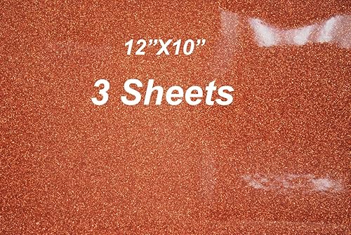 Siser 3 hojas de vinilo para transferir con calor de 10 x 12 pulgadas (1 pie) para playeras