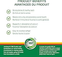 Vista 3 de Jamieson Vitamina D 1000iu 180 cápsulas blandas