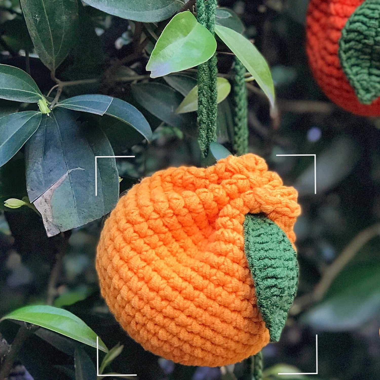 Cute Coin Purse Mini Crochet Drawstring Bags, Green | Handwoven, Cotton, Handmade, For Women Girls