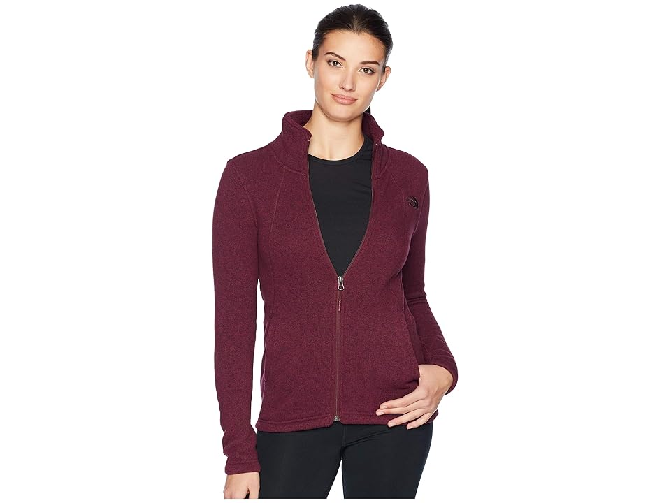 

The North Face Crescent Full Zip (Fig Heather) Women's Coat, Brown