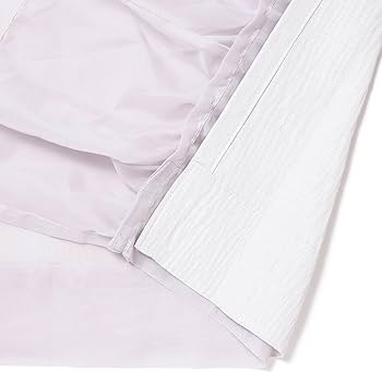 Amazon｜Francfranc フランフラン フリル×ラメリア ダブルカーテン