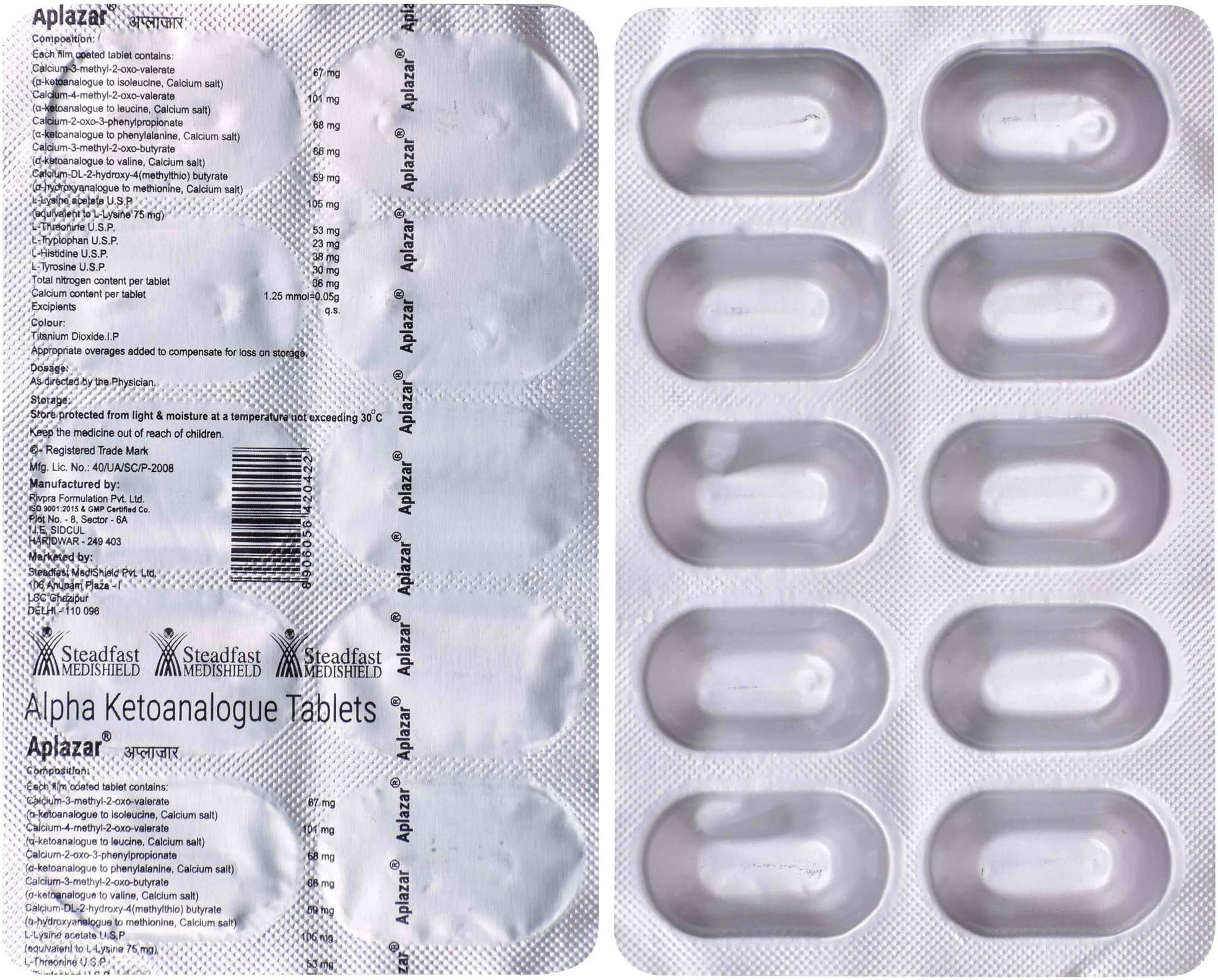Aplazar - Strip of 10 Tablets