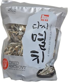Haetae 1lb Dried Anchovies for Soup Stock - Premium Non-Gutted Umami Boost for Broths, Stews & Snacks