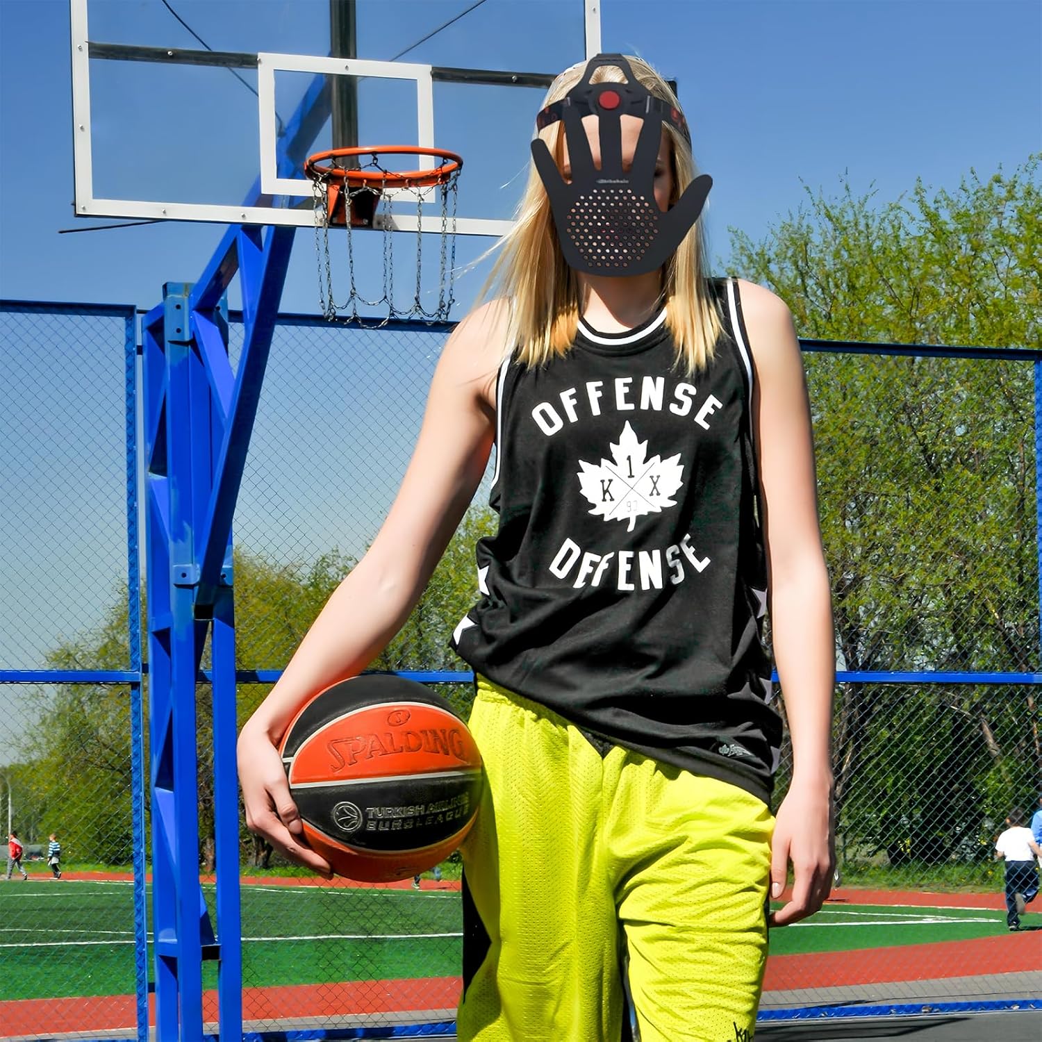 Headgear Blocking Guards Basketball Defensive Mask 2nd Generation 3D Eye-Blocking Shooting Dribble Mask Guard Shooter Jump Shot Basketball Associates Training Equipment