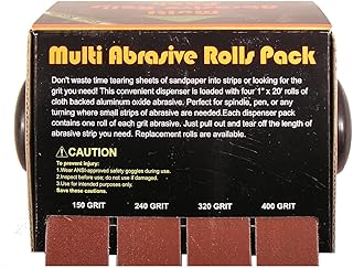 Big Horn Corp. 22180 Abrasive 4 Roll Multi Pack (2 Pack)