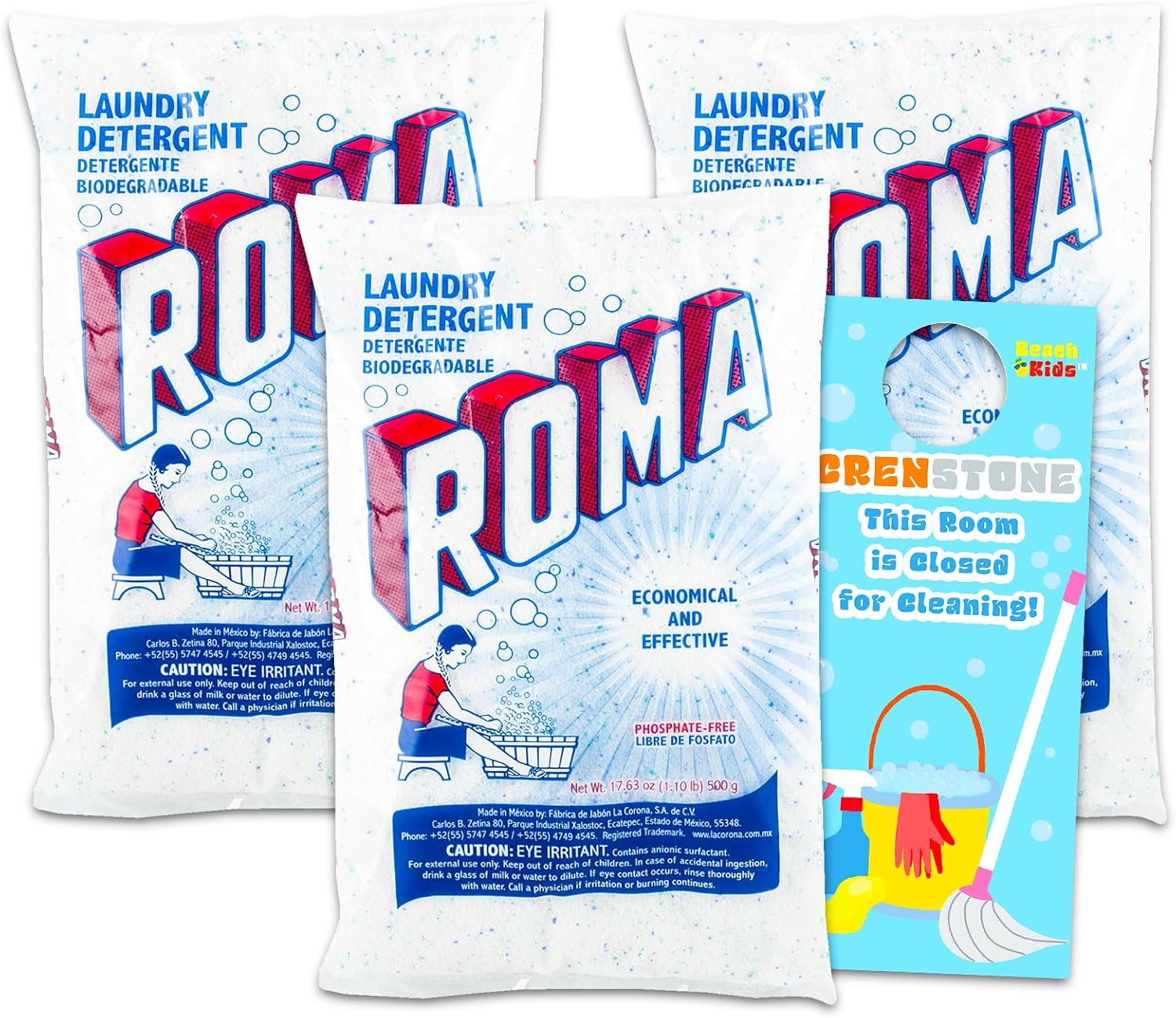 Roma Detergent Powder Bundle 3 Pack Roma Laundry