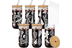 Zhehao 6 Pack Christmas Mason Jars: The Perfect Addition to Your Holiday Celebrations