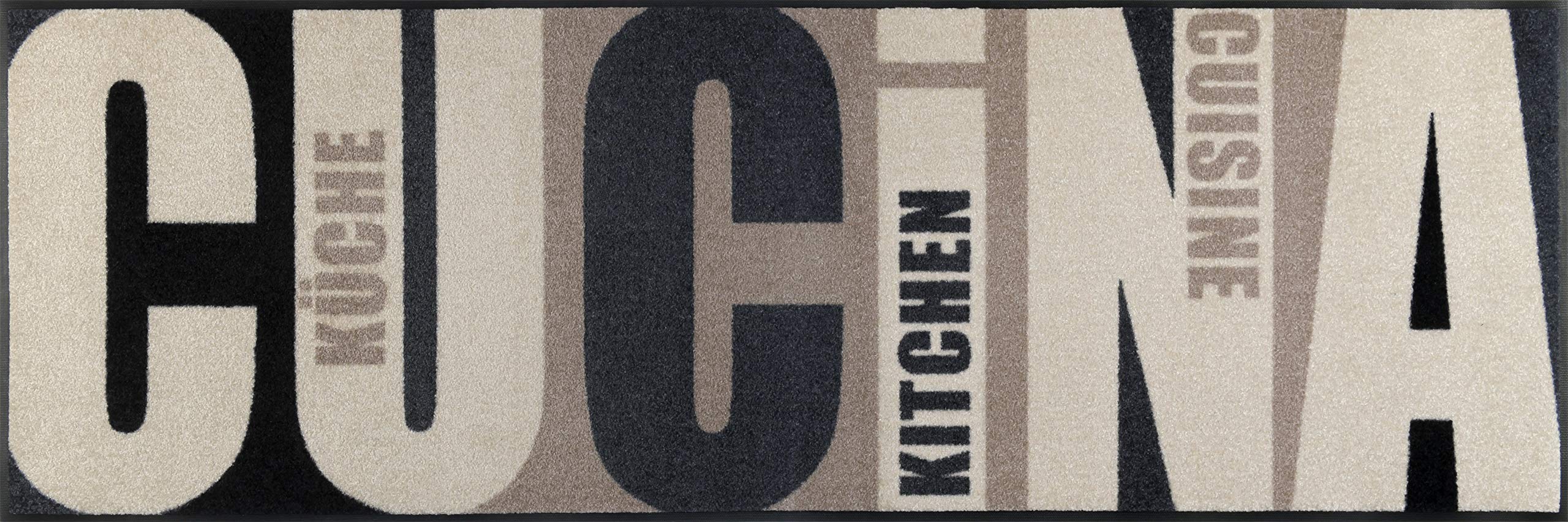 Wash+Dry Design Mat, Nylon, Beige, 60/180
