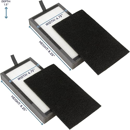 Miniatura 2 de Filtro Bros HEPA Filtro E Reemplazo Para GermGuardian FLT41002PK AC4100 AC4175