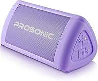 Vista 12 de Prosonic BT3 - Altavoz Bluetooth inalámbrico portátil con sonido estéreo de 10 W y refuerzo de graves - Sonido rico y graves intensos - Bluetooth