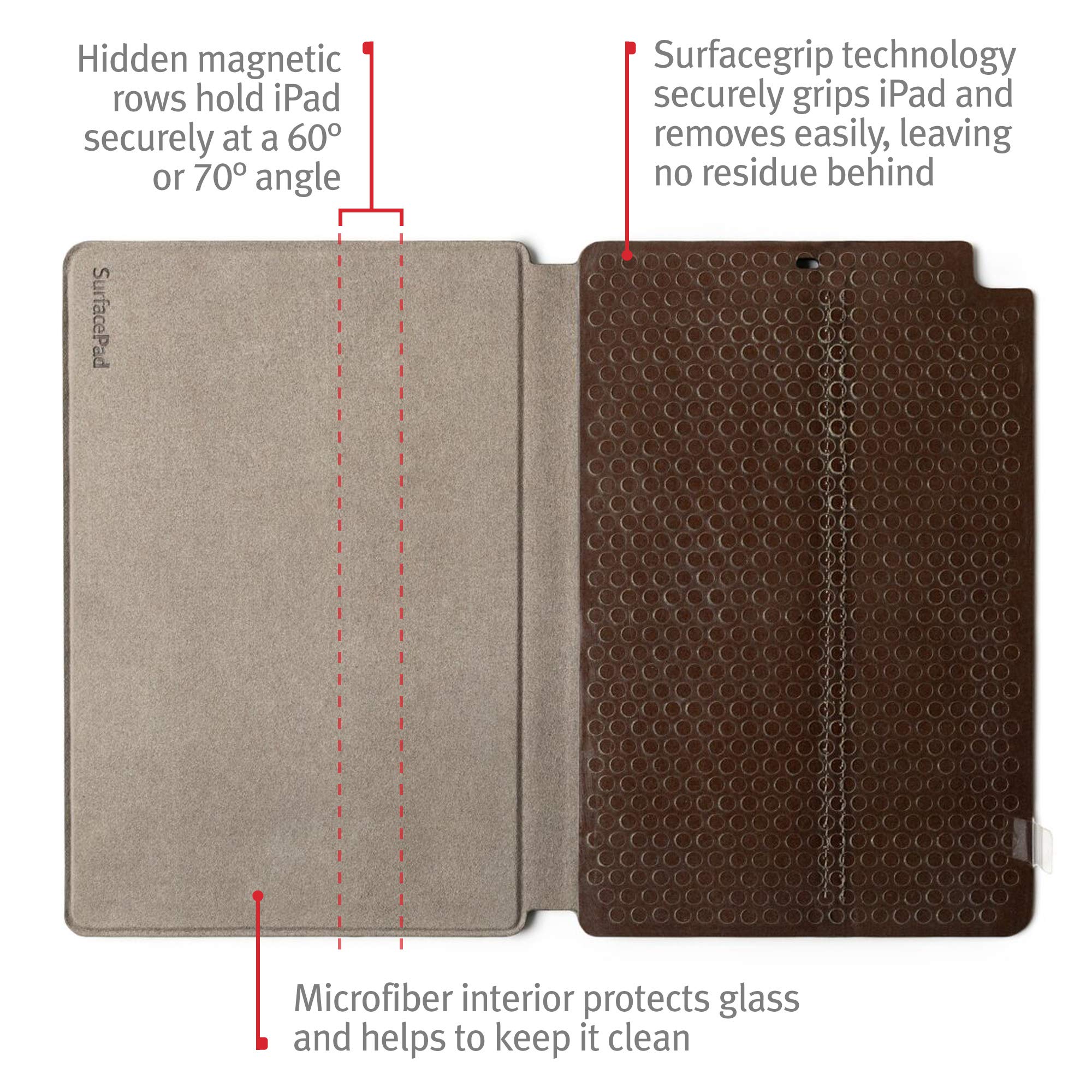 Twelve South SurfacePad Custodia In Pelle Per IPad Mini E Mini Retina, Nera, Con Supporto - 2