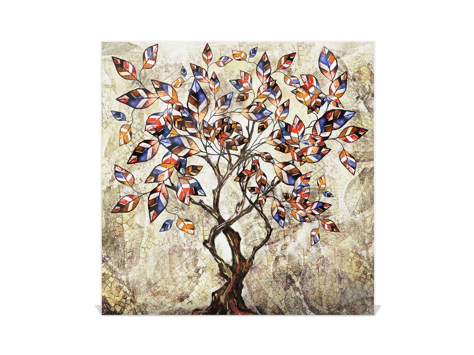 Armadietto moderno per chiavi con motivo a scelta K14 Motivi del mondo: Albero dei colori