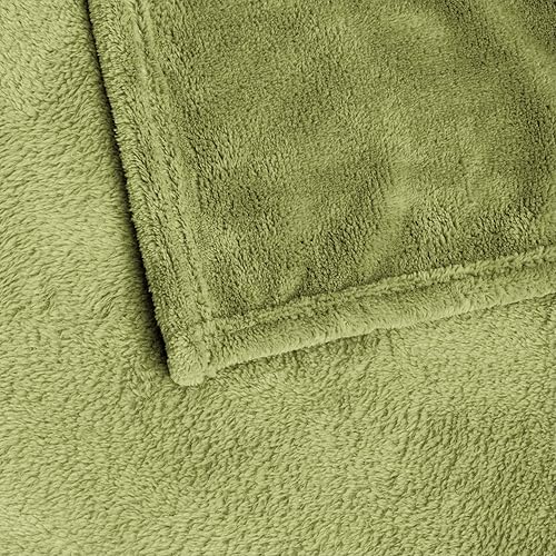 Miniatura 460 de BEDELITE Fleece Blanket White Throw Blanket for Couch & Bed, Luxury Plush Cozy Fuzzy Blanket 50" x 60", Super Soft Warm Lightweight Throw Blanket