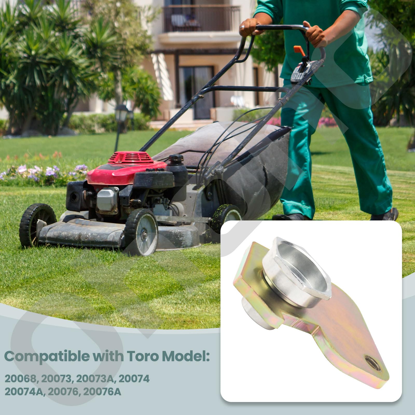 Ohoho 108-9779 108-9781 104-8699 - Retenedor de cojinete de buje de rueda, compatible con cortacésped Toro 10604, 10605, 10606, 10607, 10624, 10625