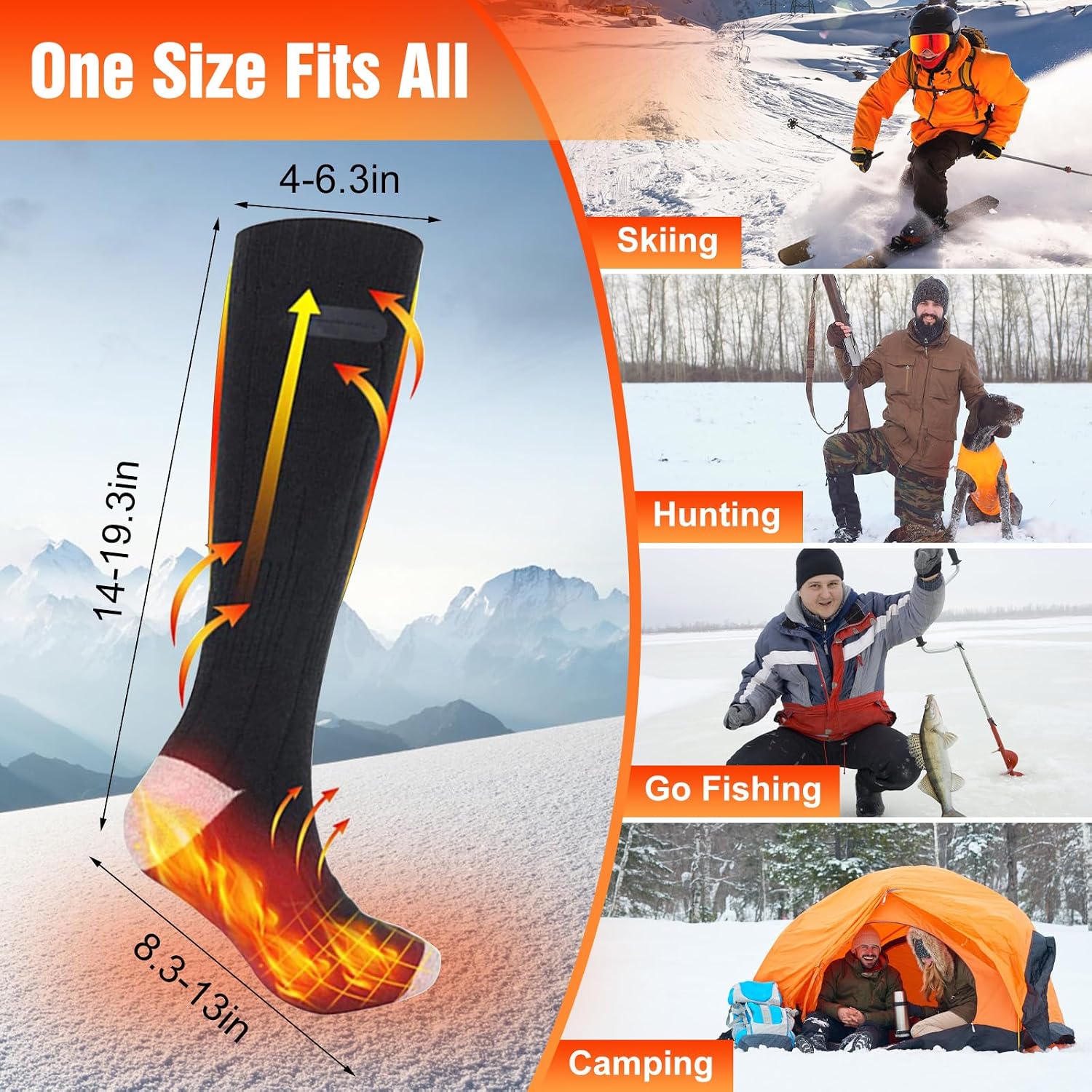 Heated Socks Usage Scenario