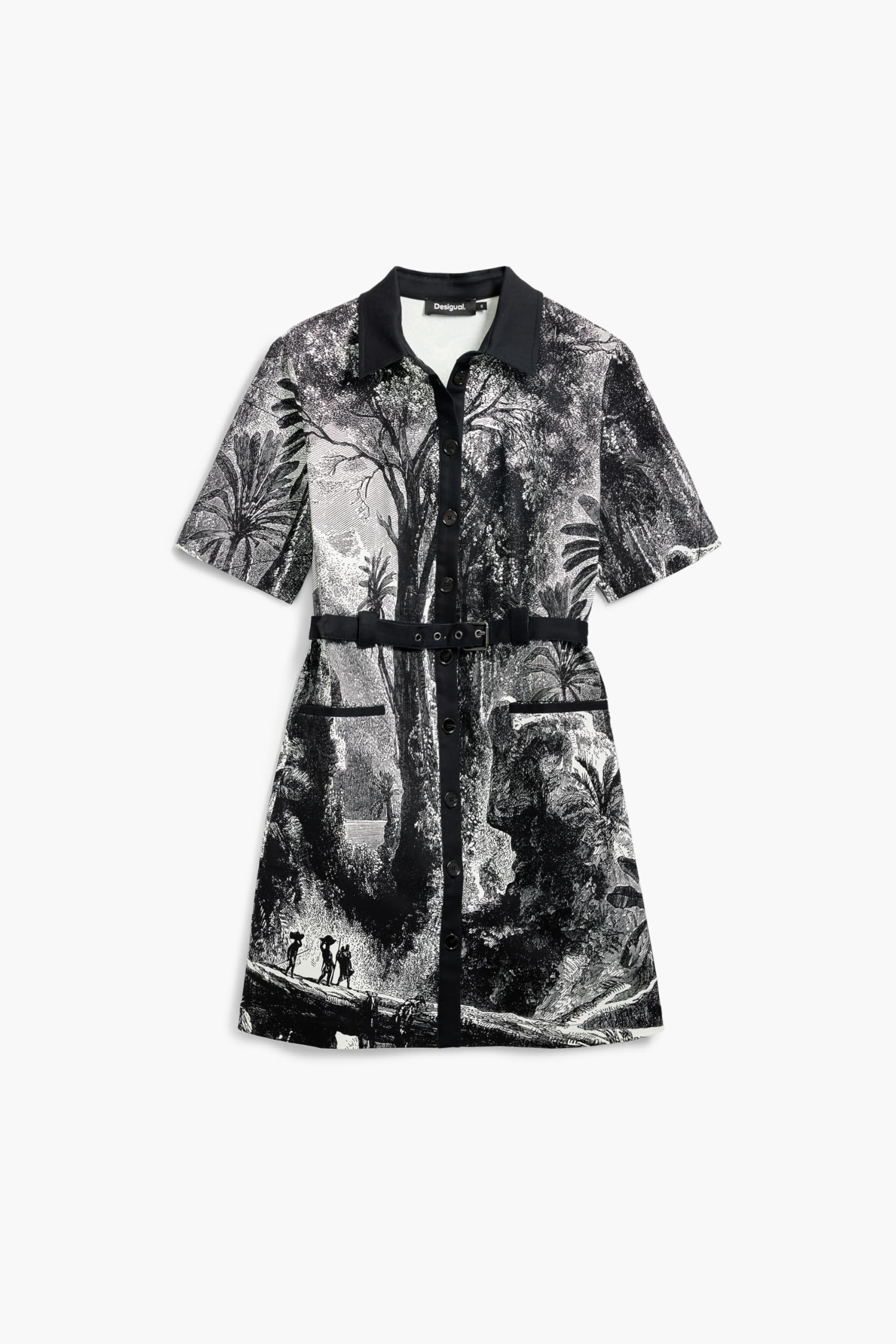 Desigual Vest_Tropic_litography_la Casual Dress Mujer