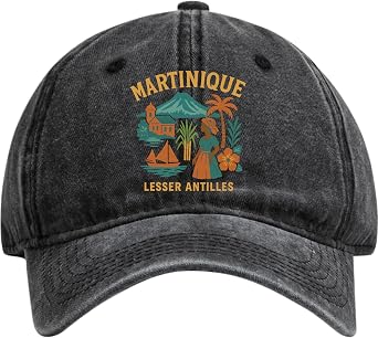 Martinique Lesser Antilles Keepsake Souvenir Dad Hat Unisex Soft Baseball Cap