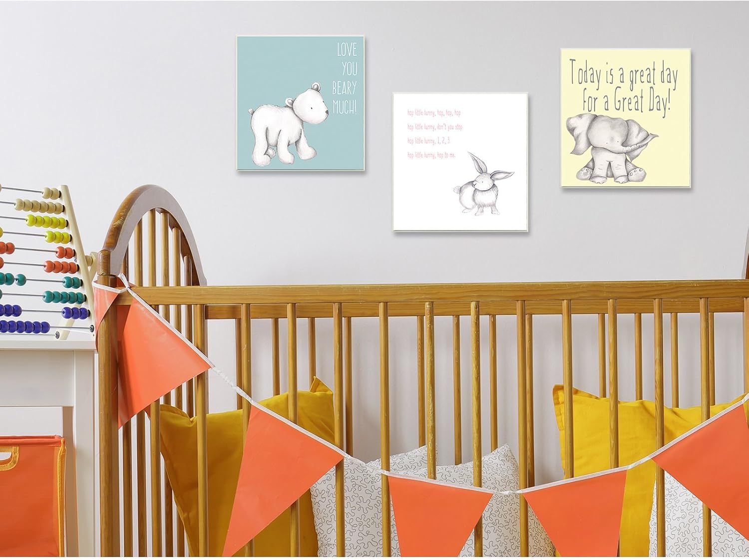 Stupell Home Décor Today is a Great Day Elephant Wall Plaque Art, 12 x 0.5 x 12, Proudly Made in USA