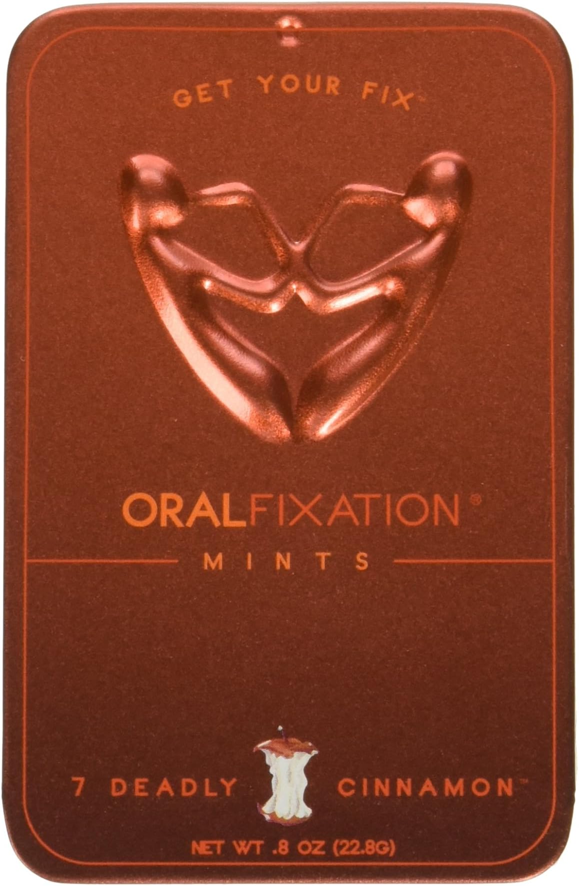Oral Fixation Mints 7 Deadly Cinnamon, 0.8-Ounce Tins (Pack of 12)