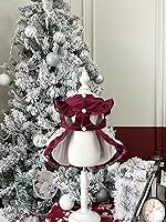 Vista 23 de Vestido de princesa de encaje para perros pequeños y pequeños extragrandes, color negro, talla L