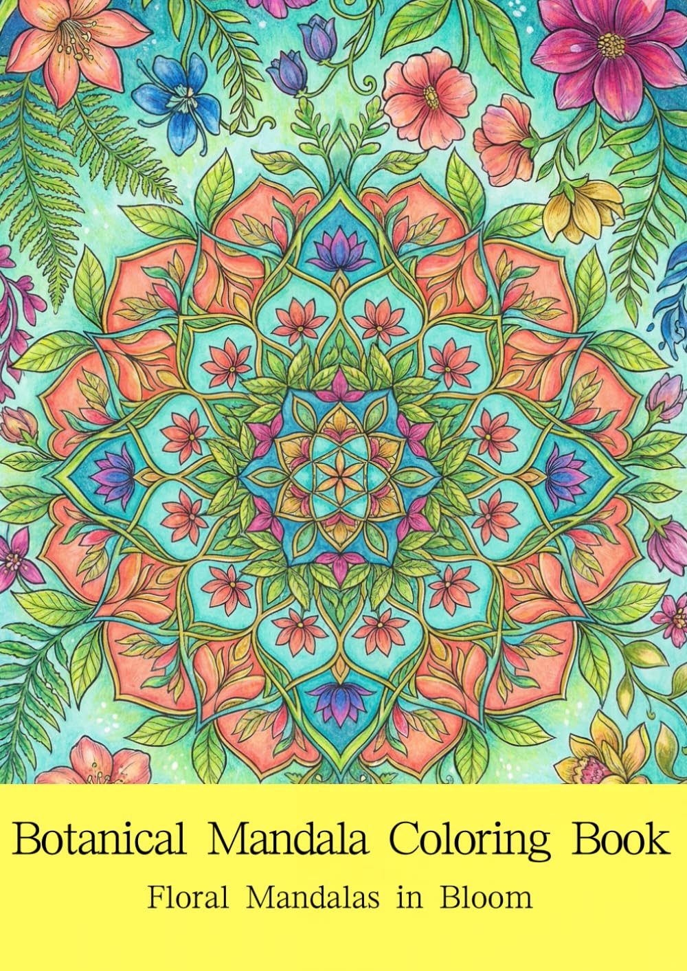 Botanical Mandala Coloring Book: Floral Mandalas in Bloom
