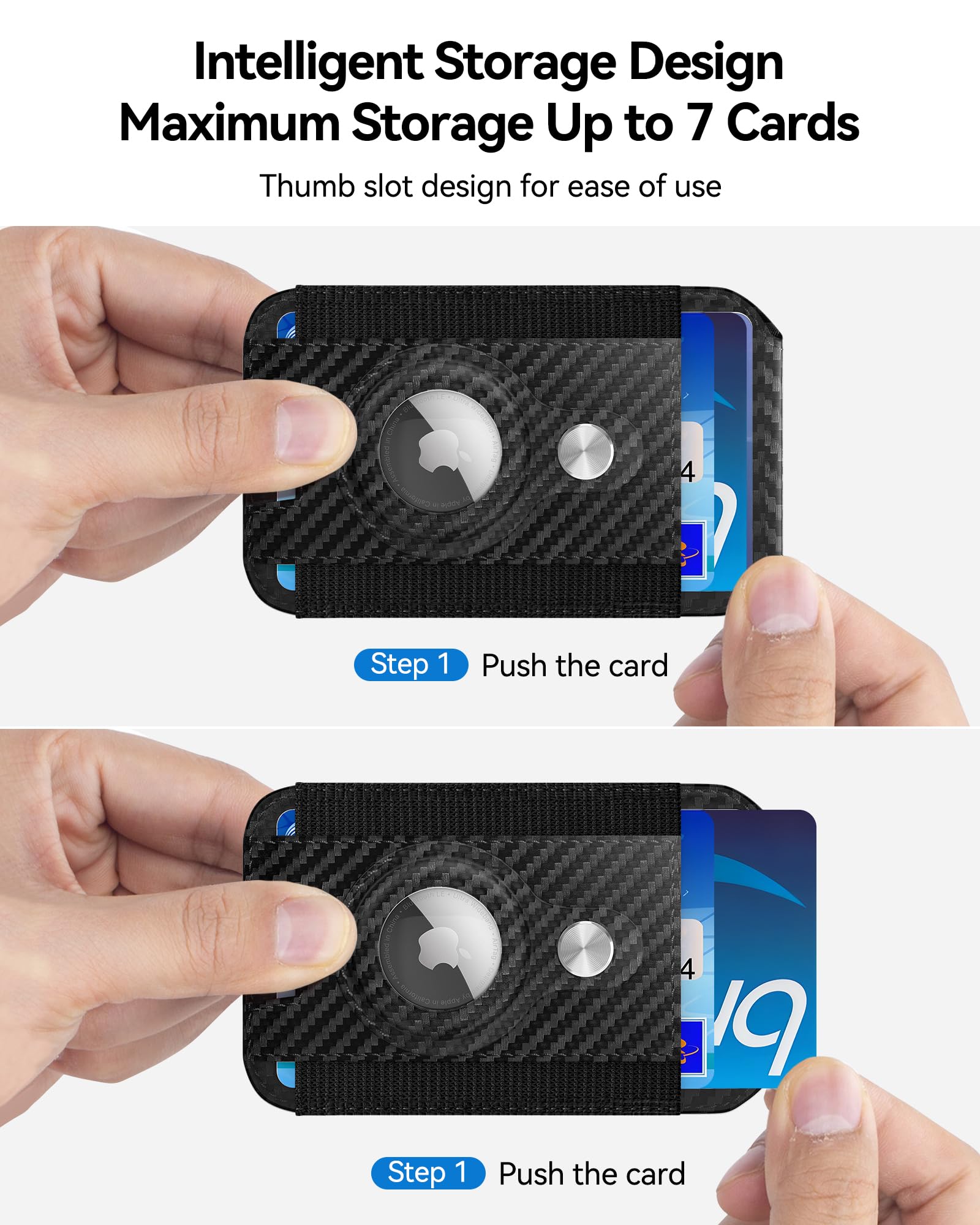 Portefeuille Magnétique Mag-Safe Pour IPhone 16/15/14/13/12 - 6 Emplacements Cartes, Support Réglable