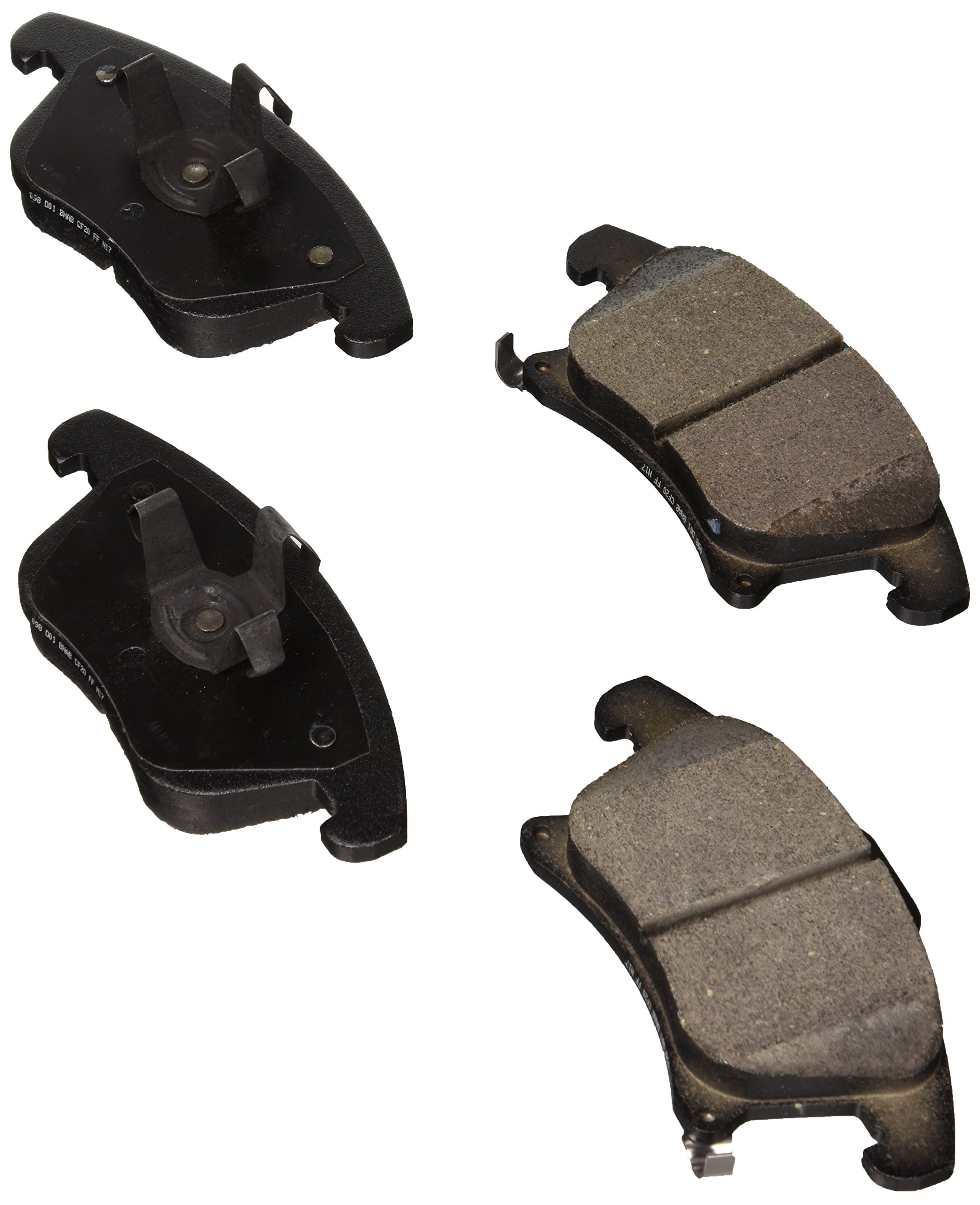 Bosch BE1324H Blue Disc Brake Pad Set with Hardware - FRONT — view 194