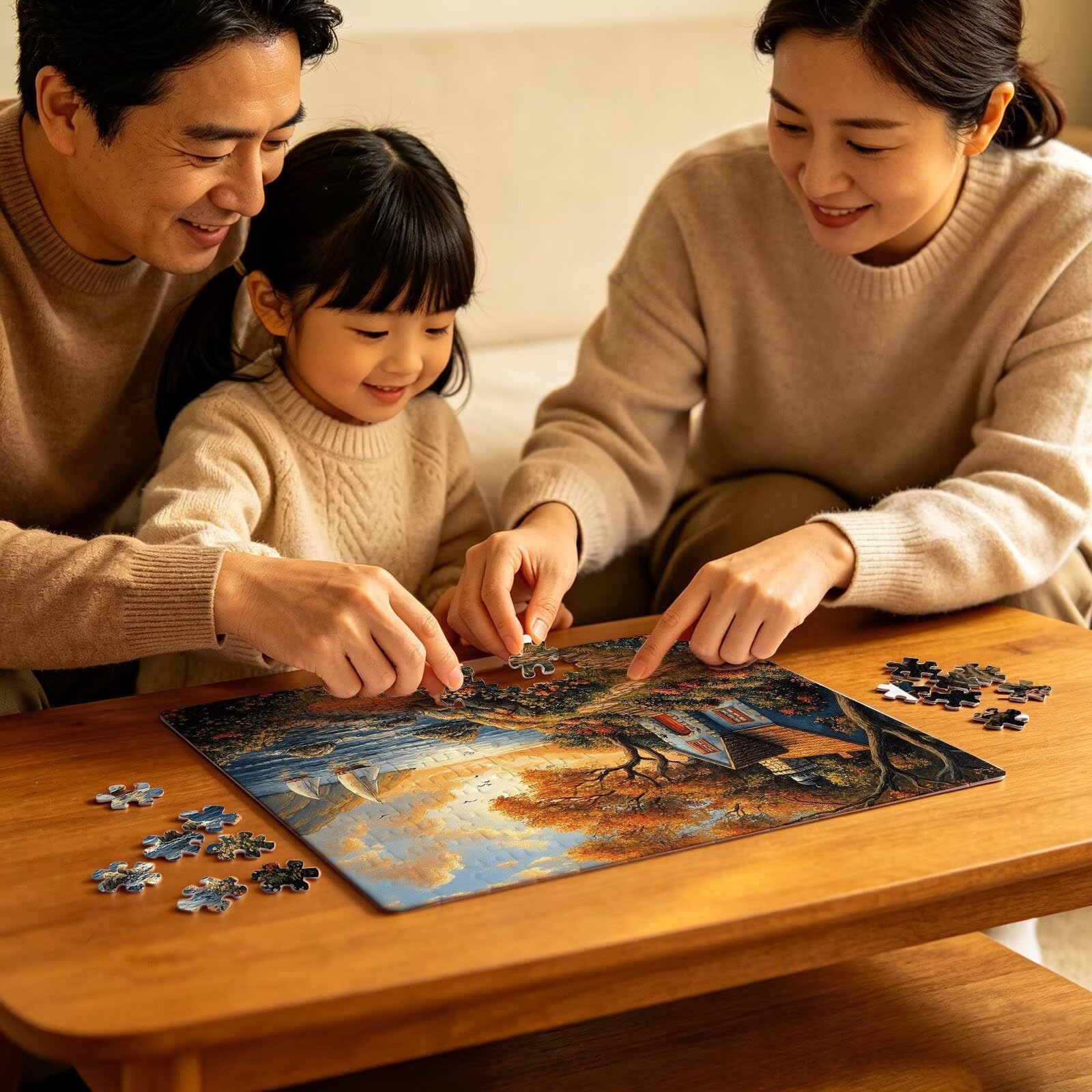 Puzzle 2000 sztuk | Świeca o zachodzie słońca (3) Puzzle 2000 sztuk dla dorosłych | Idealnie pasują | bez kurzu | Drewniane puzzle dla całej rodziny | Puzzle Ekspertów XL | Prezent dla kobiet W3H-26