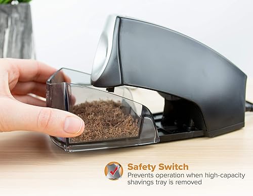 Miniatura 4 de Saca puntas eléctrico compacto de escritorio Stanley Bostitch, Negro