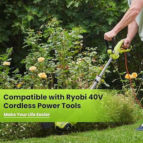 Miniatura 6 de Reemplazo de alta capacidad de 6000 mAh para batería Ryobi de 40 V compatible con batería de litio Ryobi 40 V OP4040 OP4050A OP40602 OP40201 OP4026