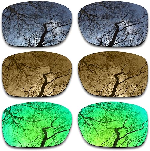 ToughAsNails 3 pares de lentes polarizadas de repuesto para Oakley TwoFace OO9189 Pack-SBE4