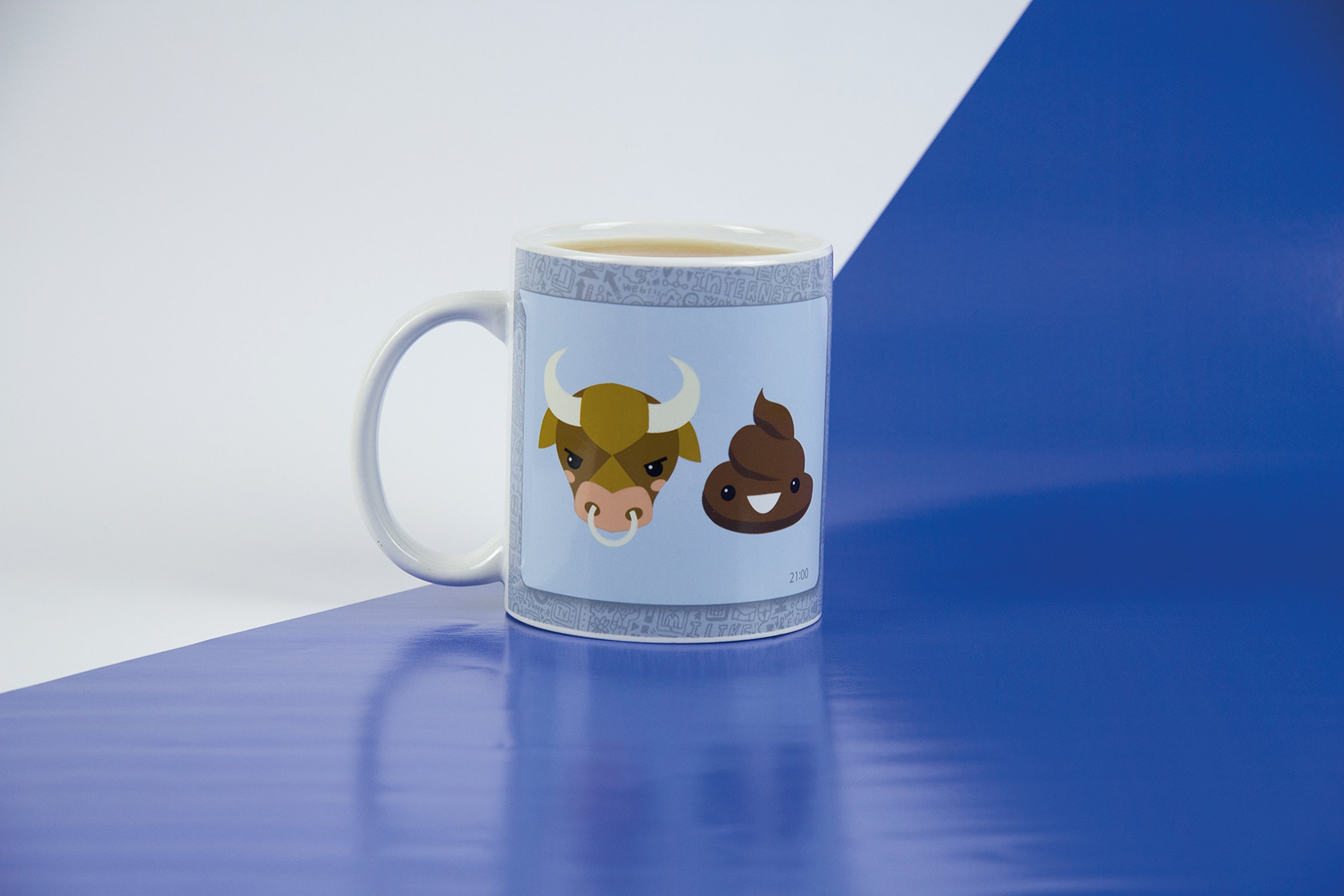 Tazas Bull, cerámica, Multi, 12 x 8 x 10 cm