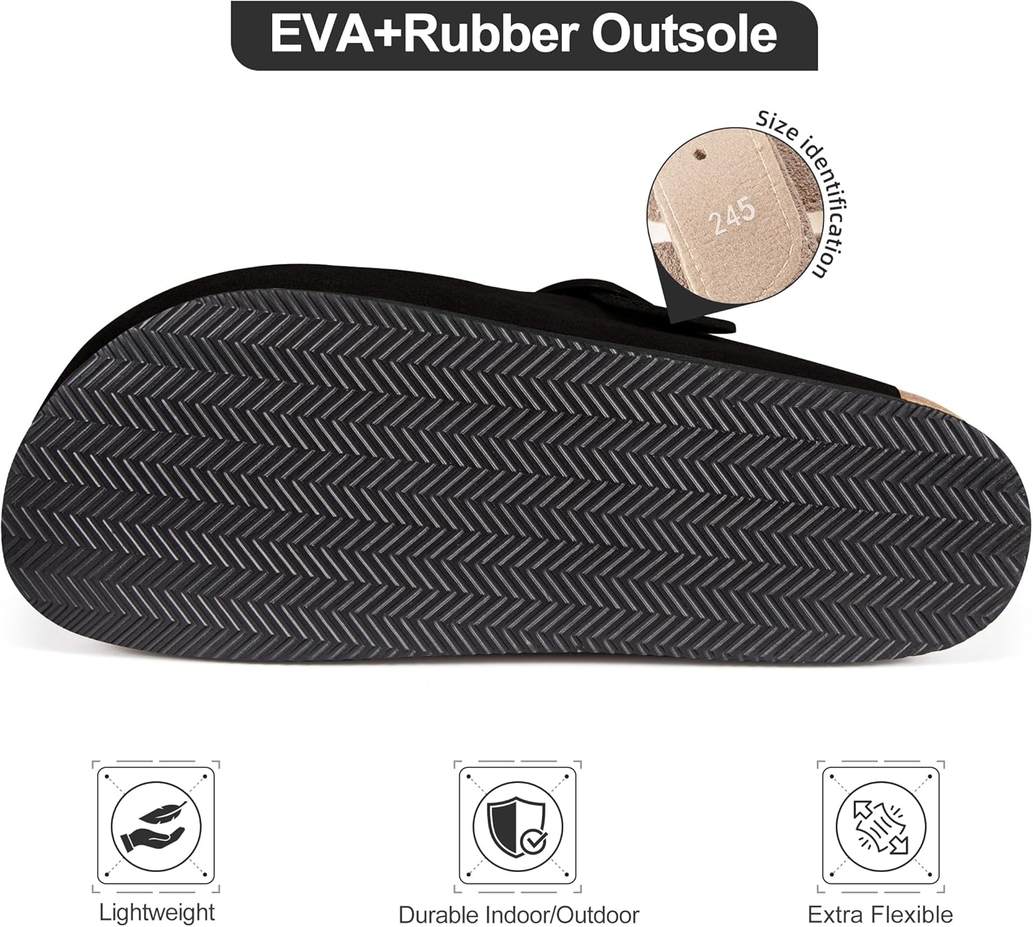 Women's Fuzzy Suede Clogs Leather Mules Fur Lined Soft Non Slip Potato Shoes with Arch Support - Image 5