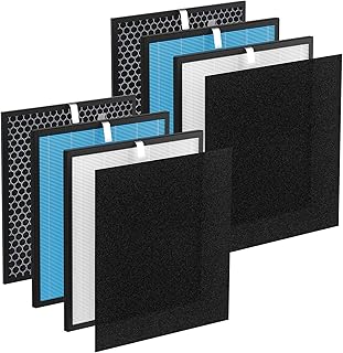 2-Set AirMax 10L Pro Filter Replacement Kit Compatible with Okaysou Airmax 10L Pro and Aiibot-A300 Air Purifiers, High-Efficiency 5-Stage AirMax 10L Pro Air Purifier Filter