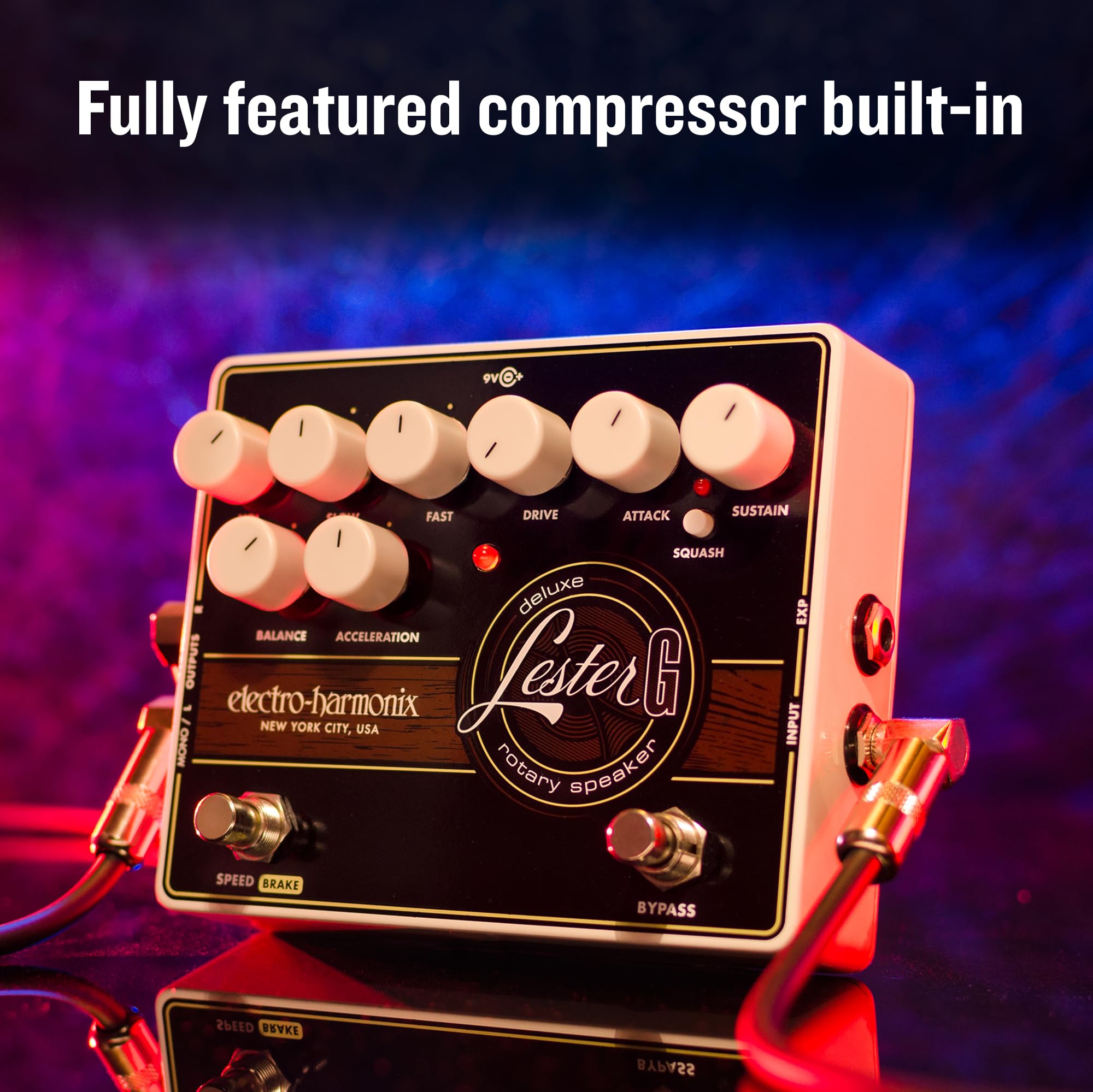 Amazon.com: Electro-Harmonix Lester-G Deluxe Rotary Speaker