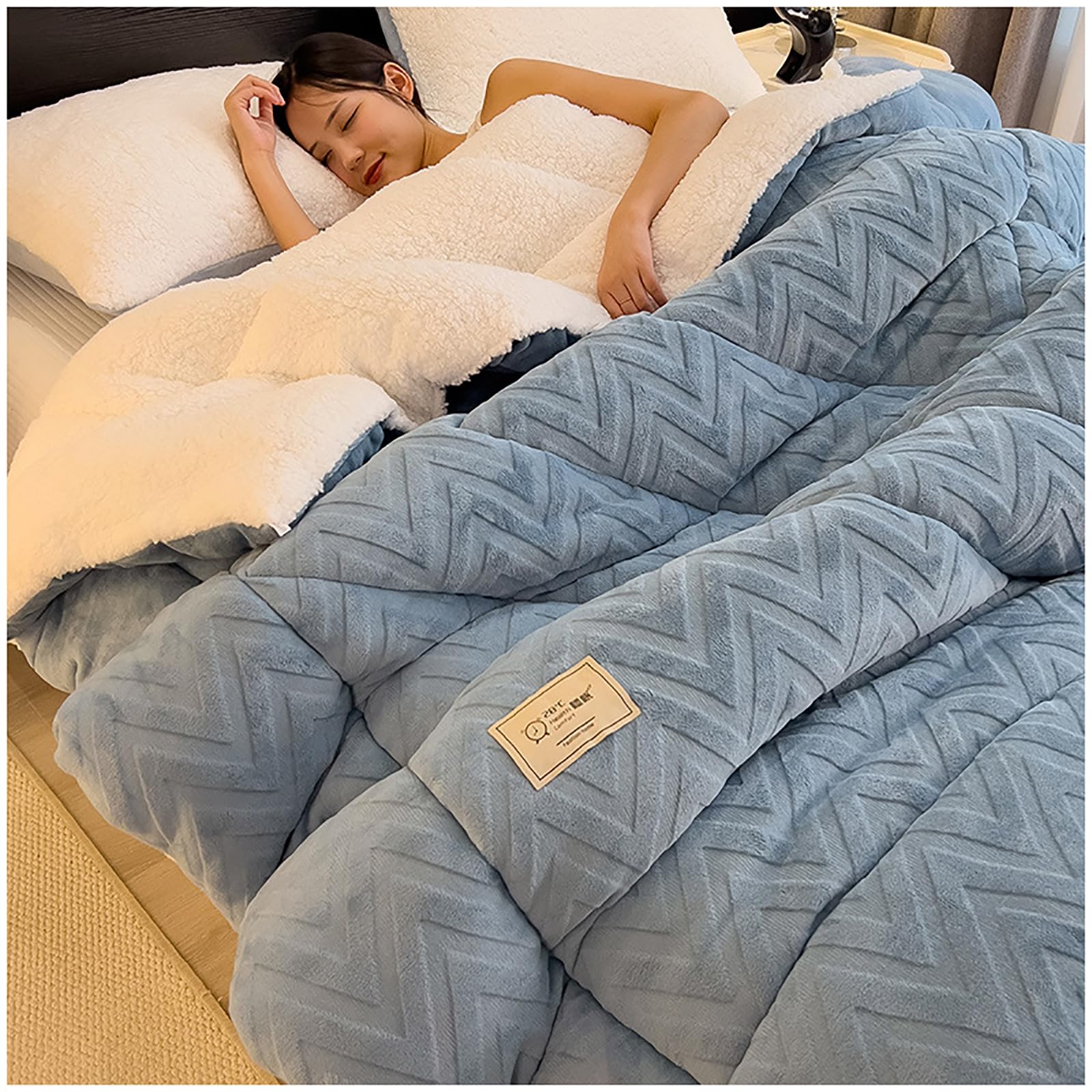 Couette polaire d'automne et hiver pour rester au chaud en couple
