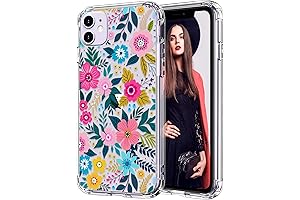 Giika iPhone 11 Case with Screen Protector: Stunning Floral Design and Reliable Protection