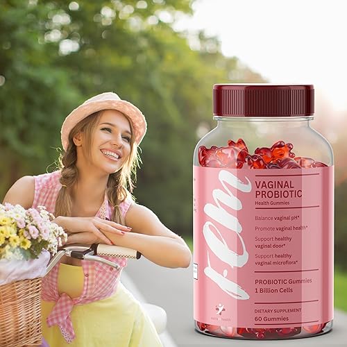 Miniatura 6 de FEM Gomitas probióticas vaginales para mujeres, promueve el equilibrio del pH, el olor vaginal saludable y la salud del tracto urinario