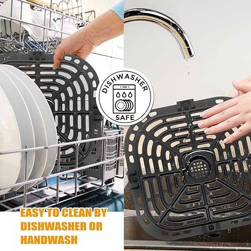 Miniatura 4 de Piezas de repuesto para freidora de aire para olla instantánea Vortex 6 en 1, 5.7 cuartos de galón, 6 cuartos de galón, bandeja de accesorios para