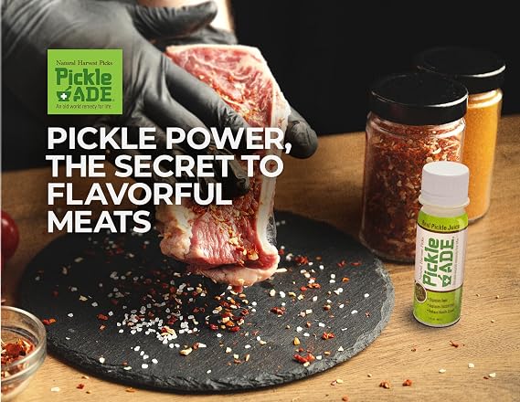 PickleAde Real Pickle Juice Shots with Turmeric, 3oz (12 Pack) | Electrolyte Pickle Juice Sports Drink | Kosher Pickle Shots | Pickle Brine for Muscle and Leg Cramp Relief