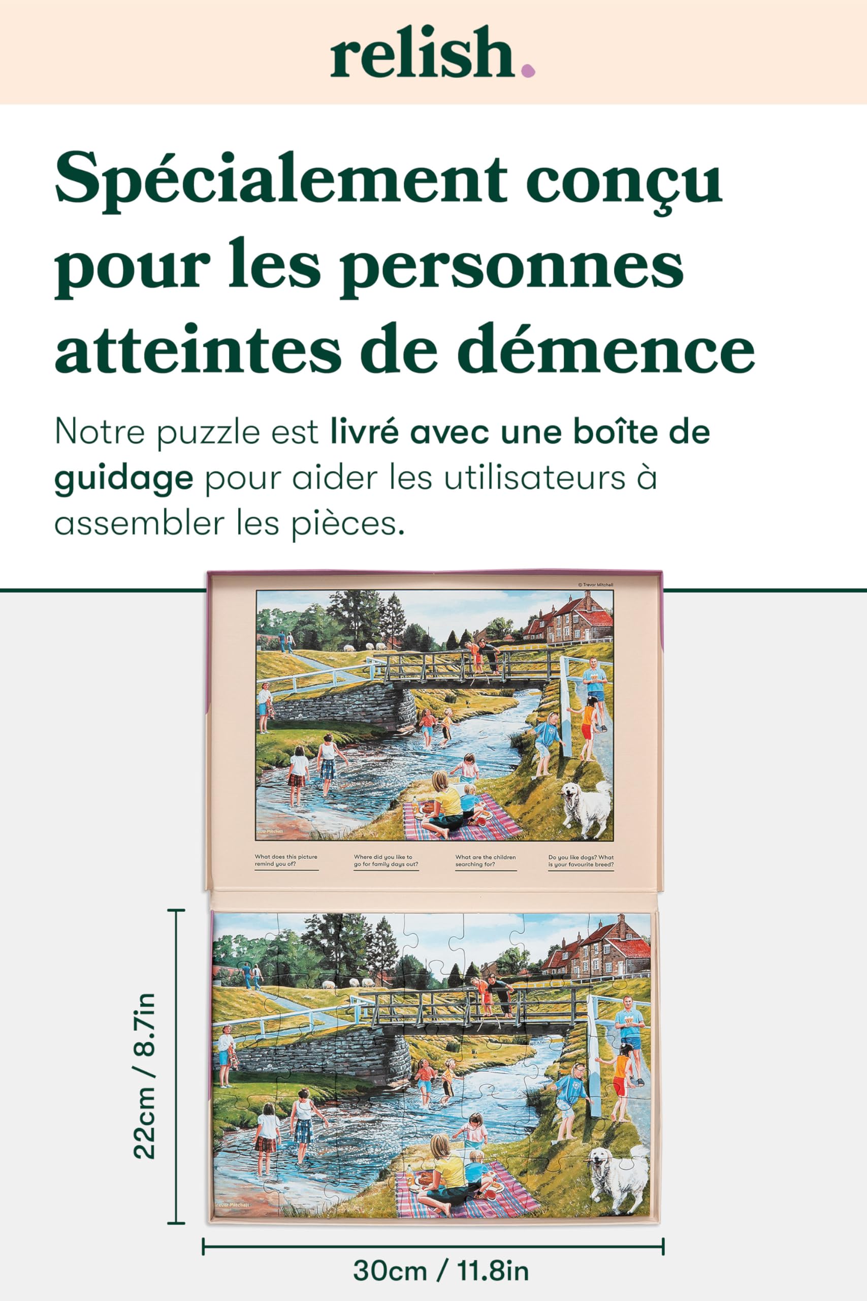 Relish ‘Spring Picnic’ Puzzle 35 Pièces : Activités Adaptées aux Seniors Atteints de Démence ou d’Alzheimer